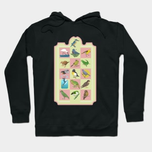 New Zealand BIRD PATTERN Hoodie